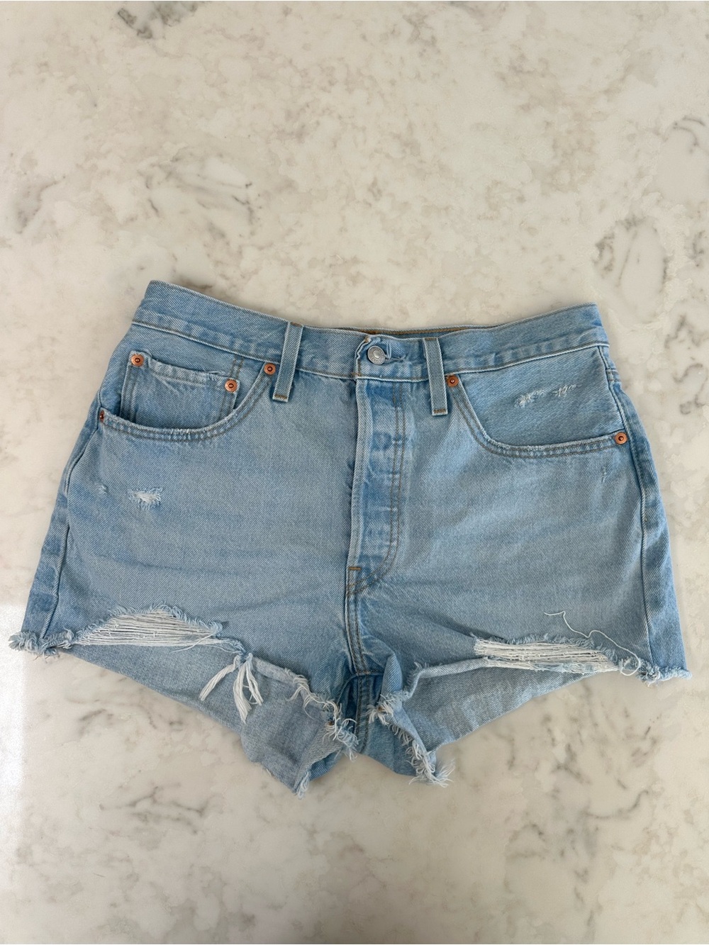 Women’s Levi's 501 Original High Rise Cutoff Shorts. Size 31